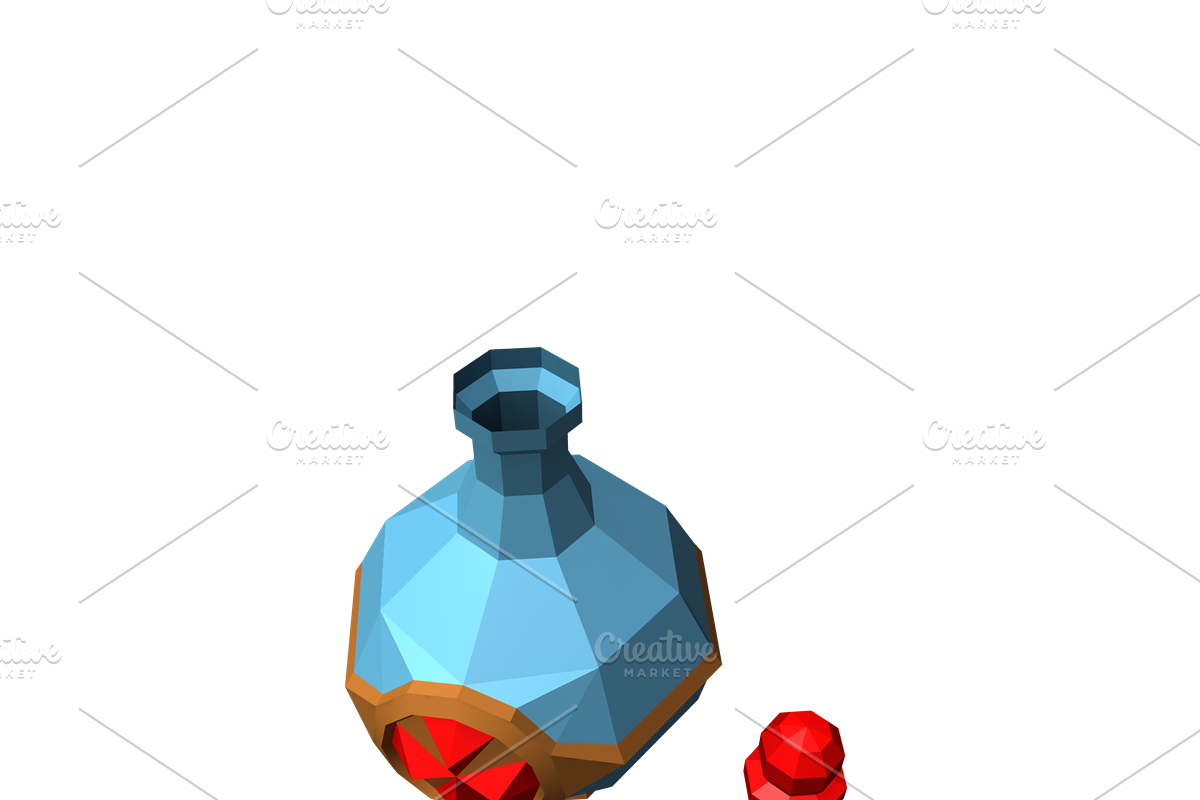 Potion bottle favor - 3d papercraft, a Food & Drink 3D Model by PAPER amaze (Photo 2 of 2)