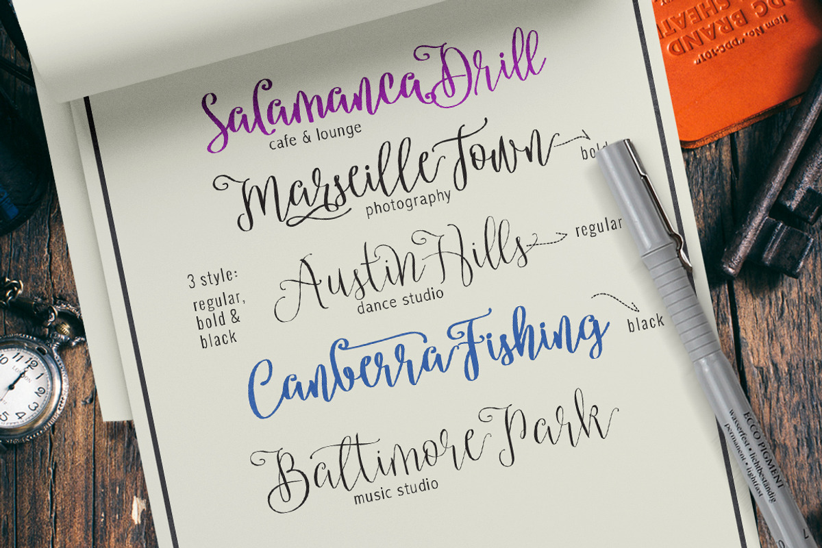 Britney Star Font Family preview 7