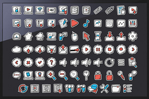 E-Learning Hand Drawn Icons