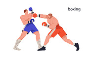 Fighters practicing martial arts set, a Sport Illustration by Good Studio (Thumbnail 10 of 13)