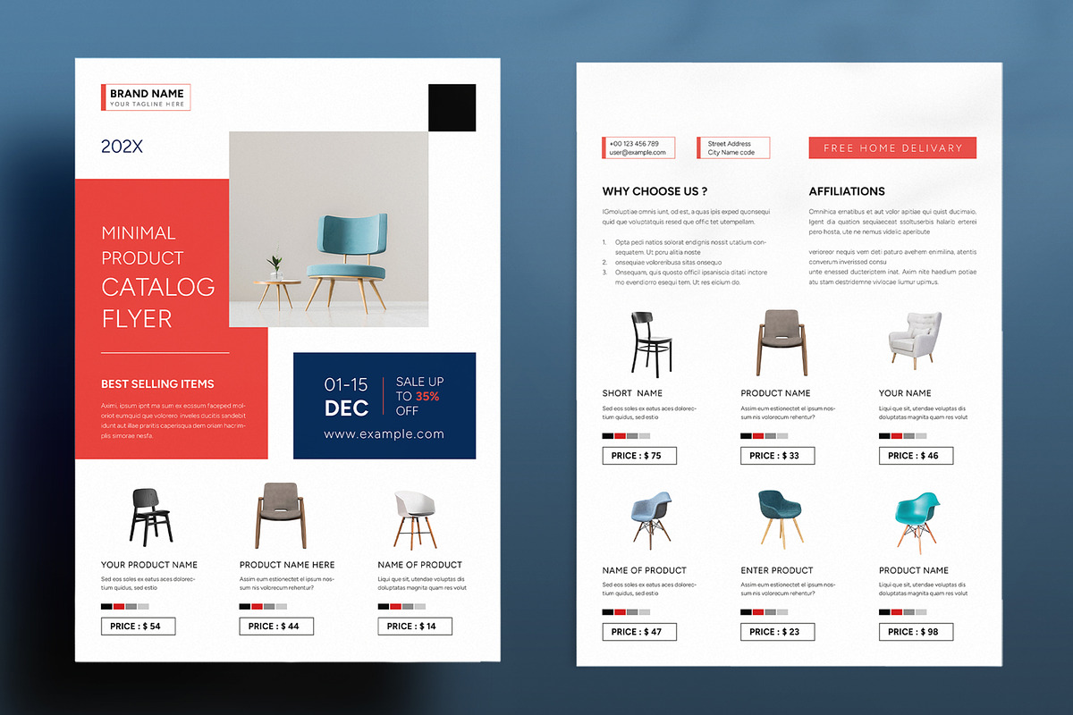Product Catalog Flyer, a Flyer Template by ContestDesign (Photo 1 of 3)