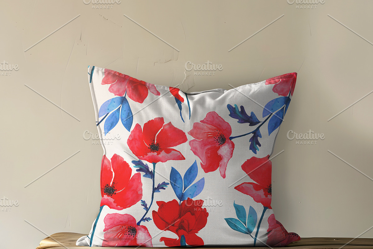 Cushion Mock-up / Wooden Table  Psd, a Product Mockup by Nora Gad (Photo 6 of 11)