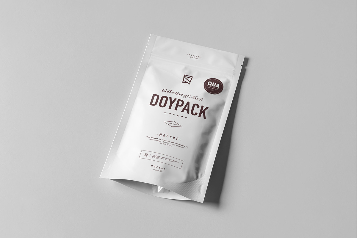 Doypack Mock-up 2, a Cups & Container Mockup by Yogurt86 (Photo 9 of 12)