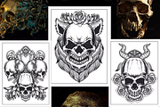 100+ Tattoos Coloring Pages, an Illustration by ThePhoton (Thumbnail 3 of 6)