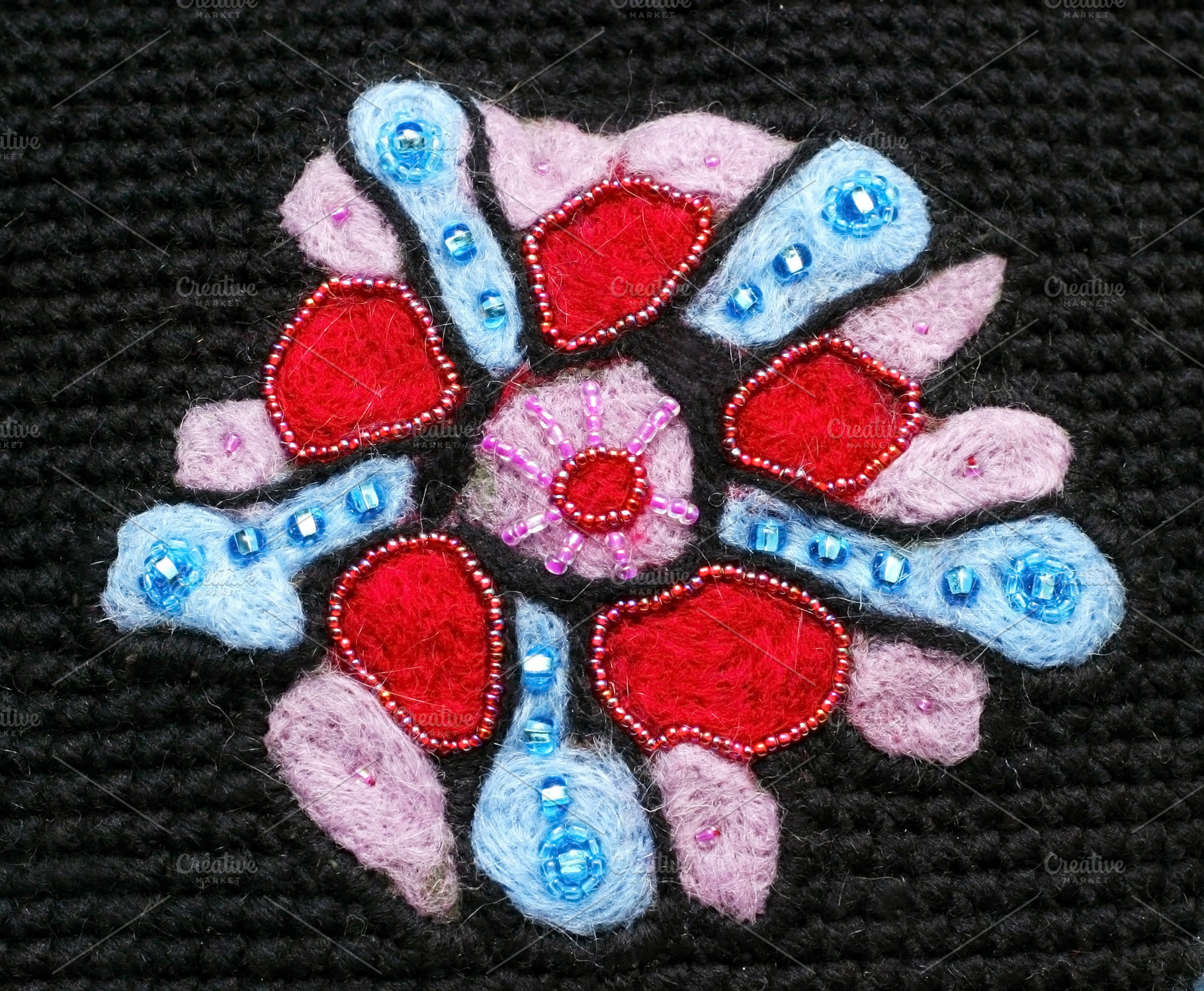 Wool flower, a Photo by saiko3p