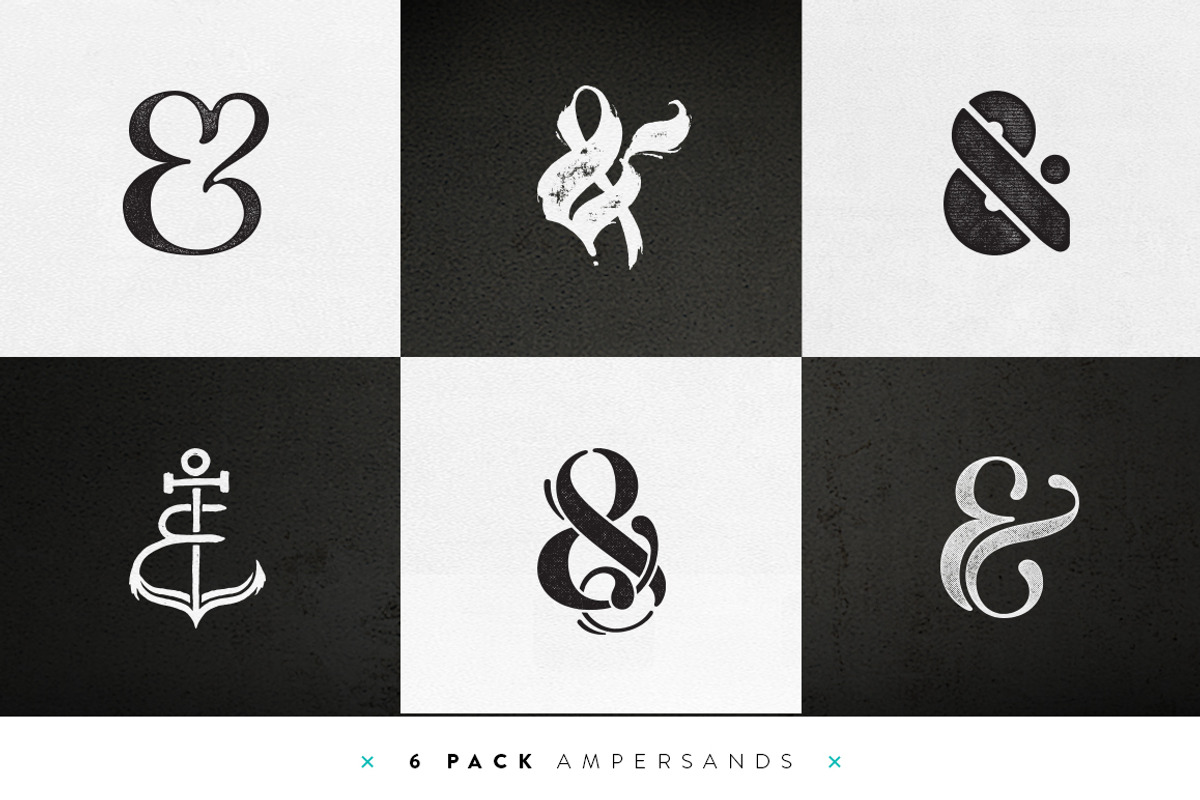 Custom Ampersands – 6 Pack, an Icon by Aurelie Maron (Photo 1 of 2)