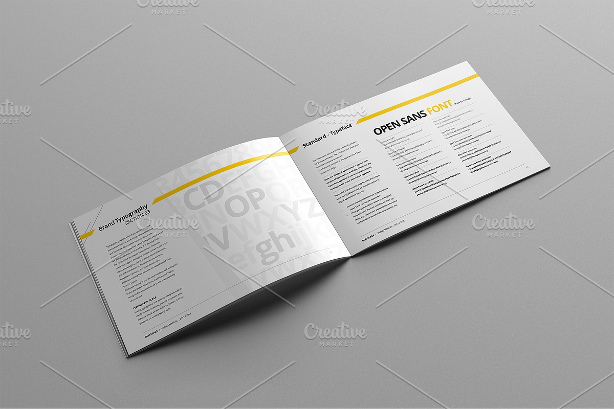 Brand Manual 30 Pages A4 / US Letter, a Brochure Template by Mastergfx (Photo 13 of 32)