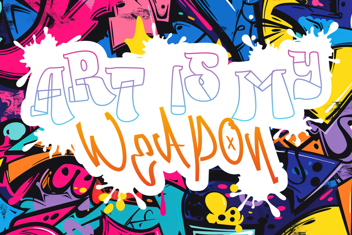 Rebel Stitch - Graffiti Font, a Font by PutraCetol Studio (Photo 7 of 11)