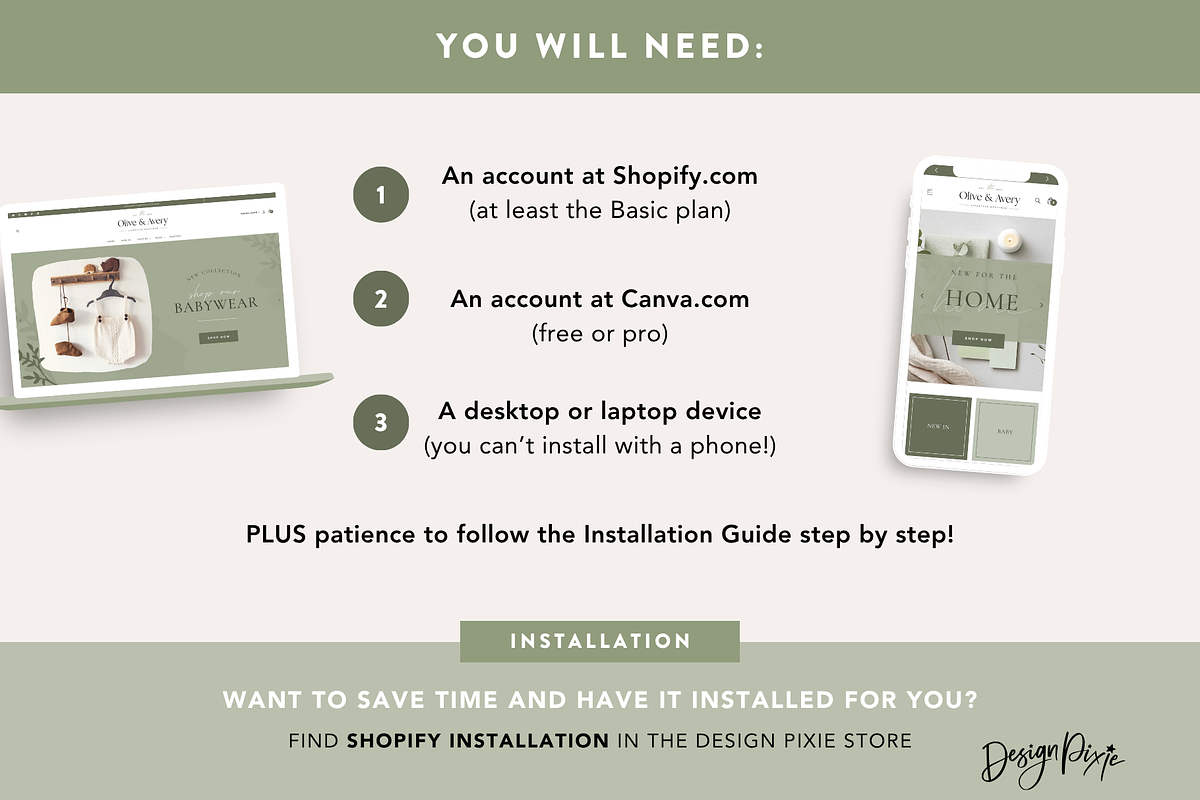 Olive Shopify Theme for Boutiques, a Shopify Template by Design Pixie (Photo 9 of 10)