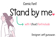 Stand By Me, a Handwritten Font by Natural Ink Studio (Thumbnail 1 of 6)