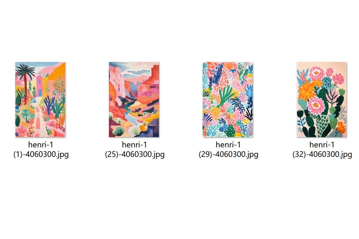 4 happy muti-color art print, a Decorative Illustration by ARTOZEN DIGITAL (Photo 13 of 13)