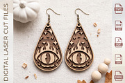 Halloween Earring SVG Collection, an Object Graphic by WoodoraCut (Thumbnail 8 of 11)