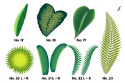Leaf Brushes Procreate, a Brush Add-On by Freya.art Illustrations (Thumbnail 5 of 6)