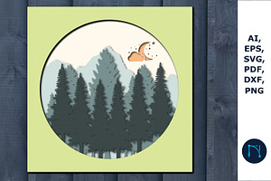 Layer Forest SVG Cricut Bundle SVG