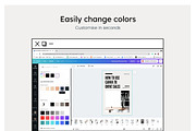 Minimalist Pinterest Canva Template, a Social Media Template by Cultive Creative (Thumbnail 4 of 12)