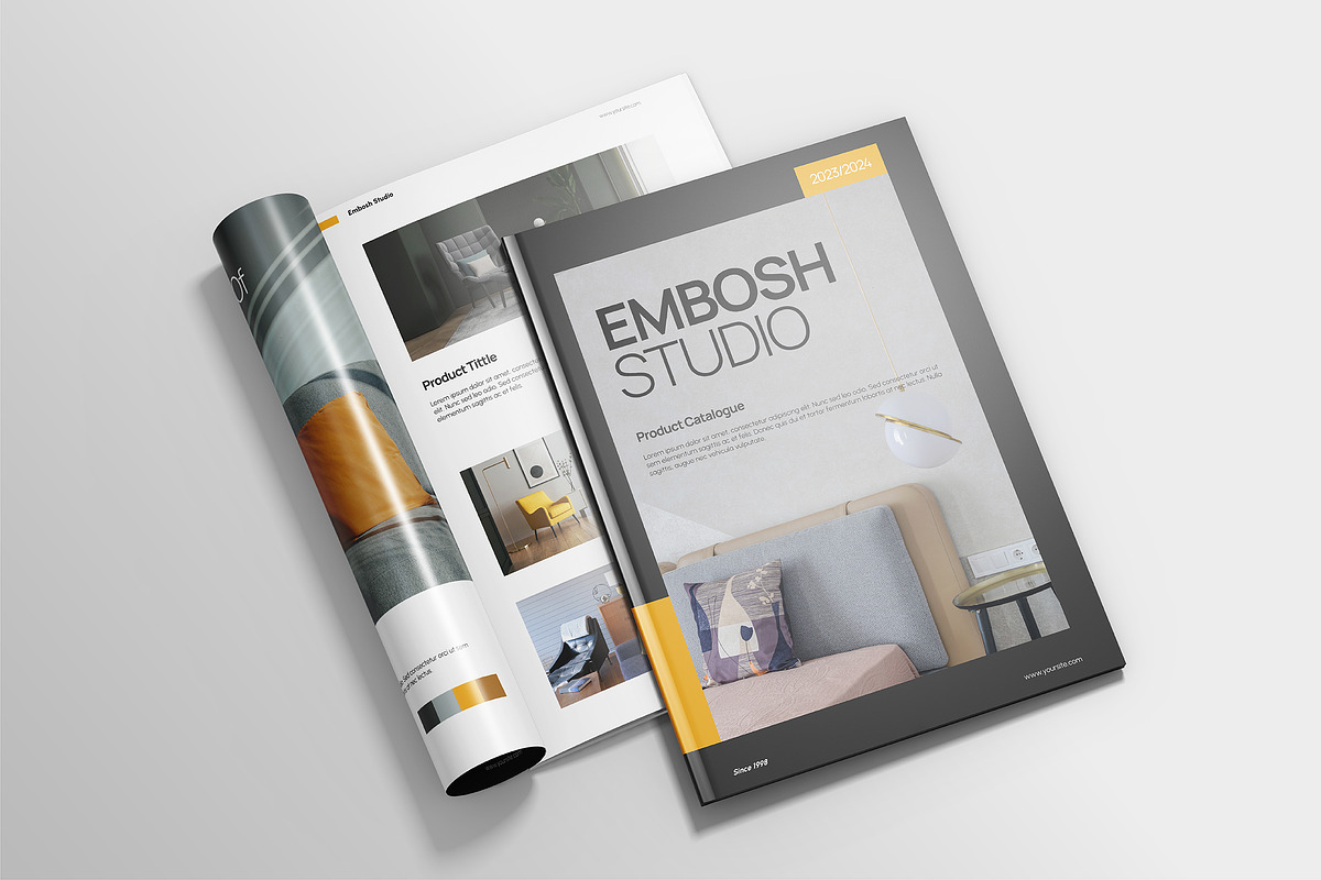 Design Interior Product Catalogue, a Magazine Template by VanillineGraph (Photo 1 of 8)