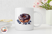Sweet Watercolor Donuts Clipart, an Object Graphic by Negarin Digital Art (Thumbnail 6 of 9)