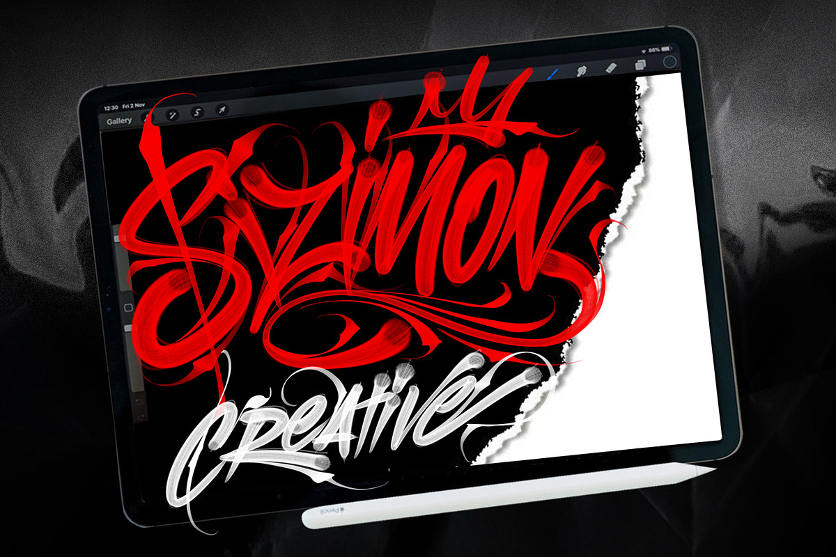 graffiti letter brush, a Brush Add-On by danusetyaji (Photo 4 of 4)