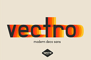 Vectro  |  Modern Deco Sans Font, a Sans Serif Font by Typed Up Studio (Thumbnail 11 of 11)