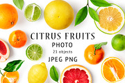 Citrus fruits. Design elements, an Object Graphic by ifiStudio (Thumbnail 1 of 3)