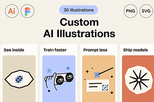 Custom AI vector icons, a Duotone Icon by Somewhat Brilliant