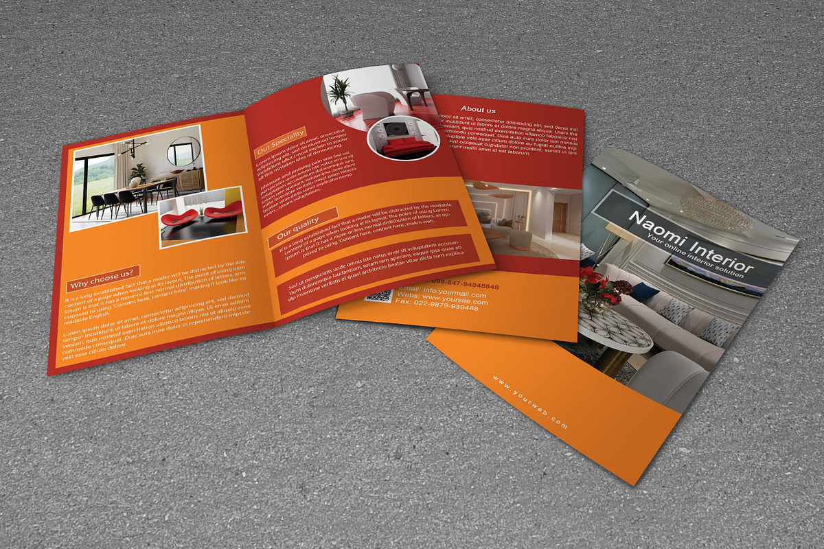 Interior Design Brochure, a Brochure Template by Template Shop (Photo 2 of 5)
