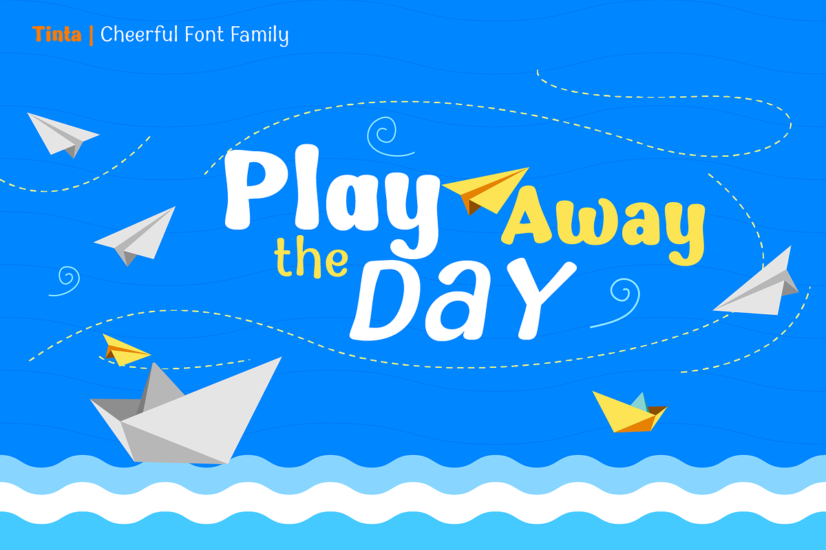 Tinta Font | A Fun and Cheerful Font, a Handwritten Font by Namela Studio (Photo 5 of 6)