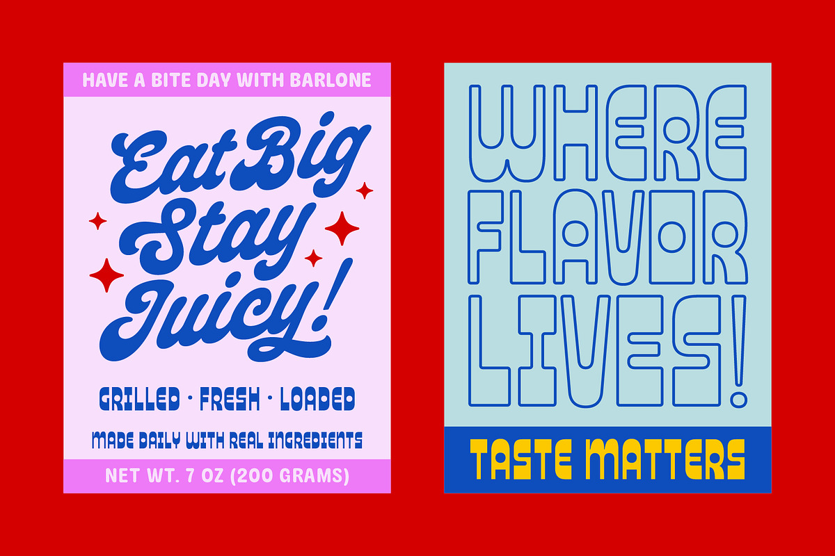 Pasta Monday - Font Duo, a Handwritten Font by The Native Saint Club (Photo 6 of 17)