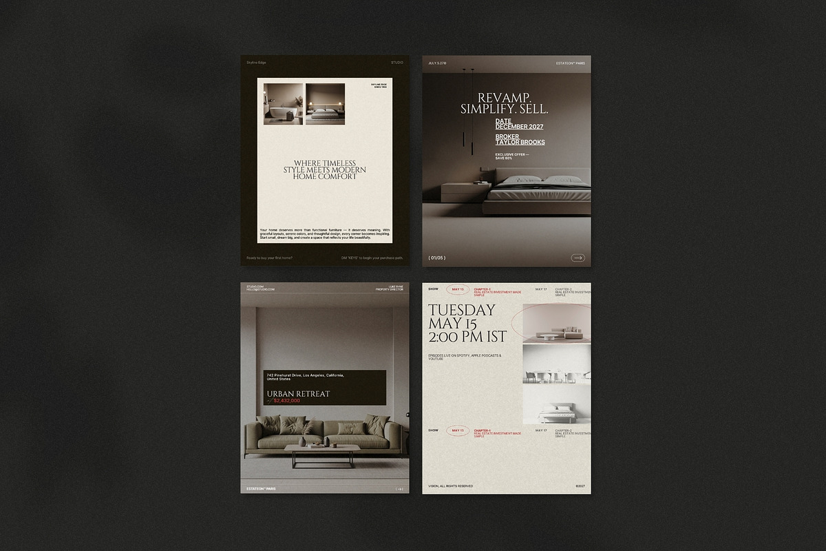 Elegant Real Estate Instagram Kit, a Social Media Template by Pixel Grid (Photo 9 of 10)