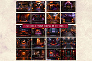 Hallowmere Halloween Backgrounds, a Seasonal Illustration by ThatsDesignArt (Thumbnail 13 of 16)