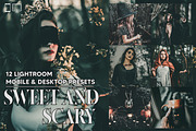 12 Sweet And Scary Lightroom Presets, a Preset Add-On by Hue Palettte Studio (Thumbnail 1 of 9)