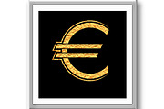 The gold euro. Money symbol. Vector, an Object Graphic by RODINA (Thumbnail 2 of 3)