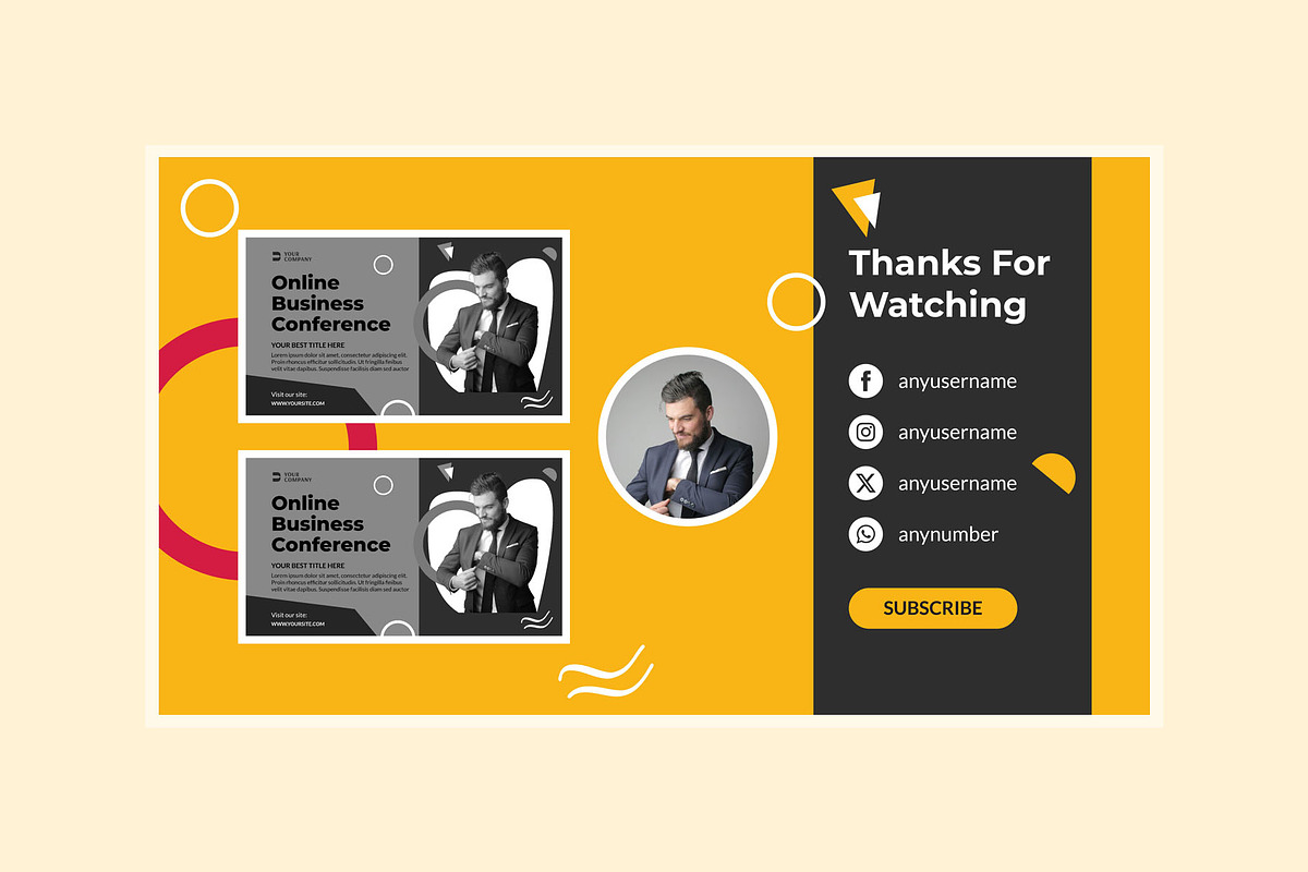 Creative Youtube Thumbnail Template, a Social Media Template by hekenostudio (Photo 4 of 4)