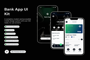 Bank App UI Kit – Modern Finance UI, an UI Kit Template by Creative Perspective