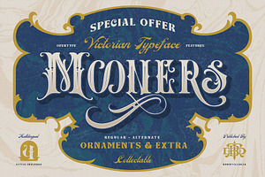 Mooners - Victorian Typeface