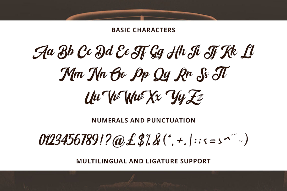 Retro Logo Font, a Script Font by Graphue (Photo 10 of 10)