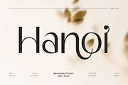 Hanoi - Branding Sans Serif Font, a Sans Serif Font by TokoPress (Thumbnail 1 of 12)