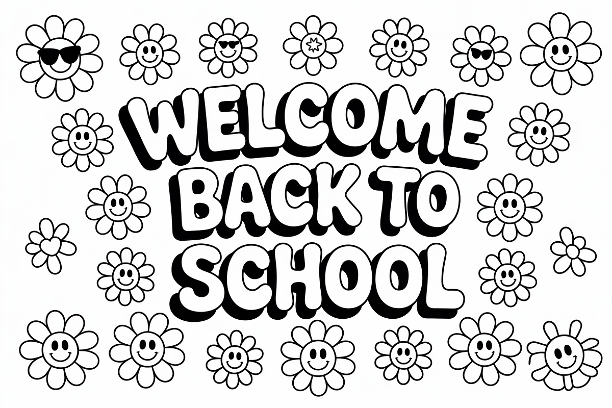 Back to School Coloring Pages design, an Illustration by Amazin_art (Photo 8 of 13)