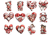 Watercolor Romance Clipart, a Graphic by CitraGraphics (Thumbnail 4 of 4)