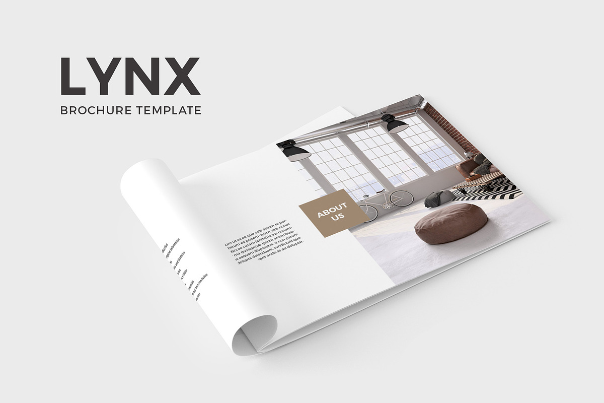 Lynx Publisher Brochure Template, a Brochure Template by SlideStation (Photo 1 of 12)