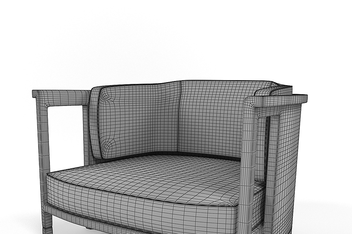 Dropp armchair, a Furniture 3D Model by inDahouze (Photo 6 of 7)