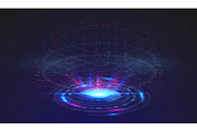 Abstract Futuristic Template, a Technology Illustration by Andrew_Derr (Thumbnail 7 of 12)