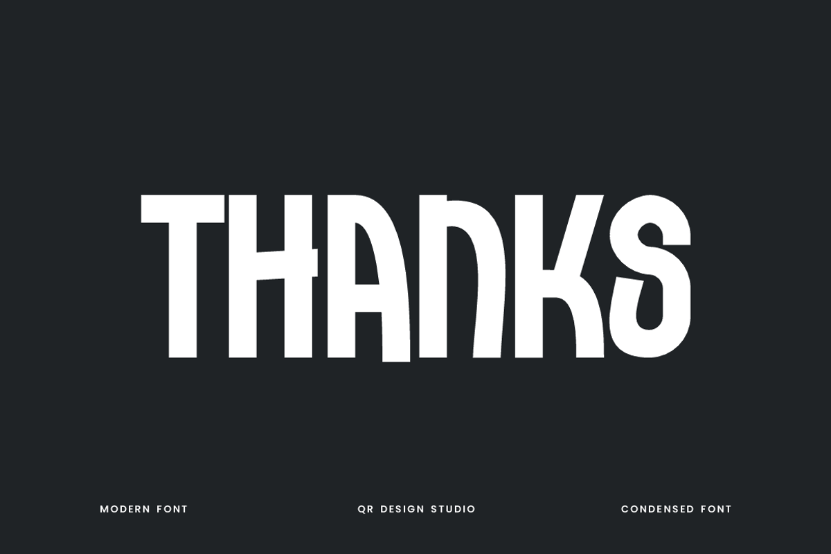 Ruchise - Condensed Font, a Sans Serif Font by QR Design Studio (Photo 6 of 10)