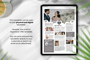 Canva Newsletter Template Wedding, a Flyer Template by PixelCraft (Thumbnail 14 of 15)
