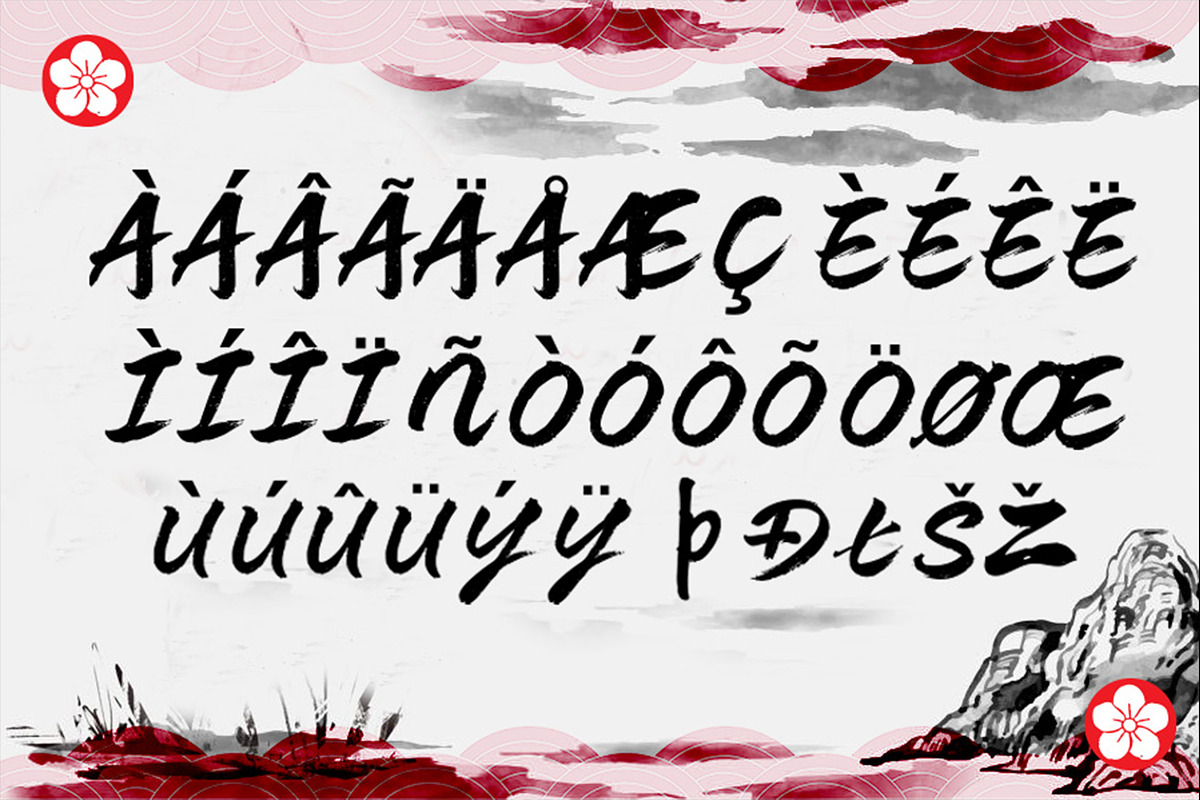 Sofude Japan Brush Font, a Script Font by Art StoreID (Photo 6 of 12)