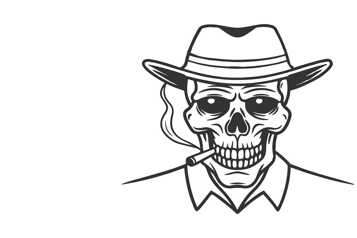 set of skull vector illustrations, a Duotone Icon by RAHMAT (Photo 2 of 3)