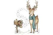 Cozy Winter Animals Clipart Bundle, an Animal Illustration by T-shirt Pond (Thumbnail 16 of 26)