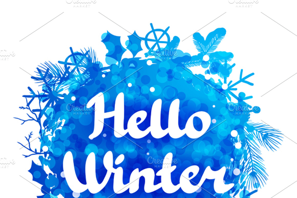 Winter abstract backgrounds., a Card Template by incomible (Photo 1 of 4)