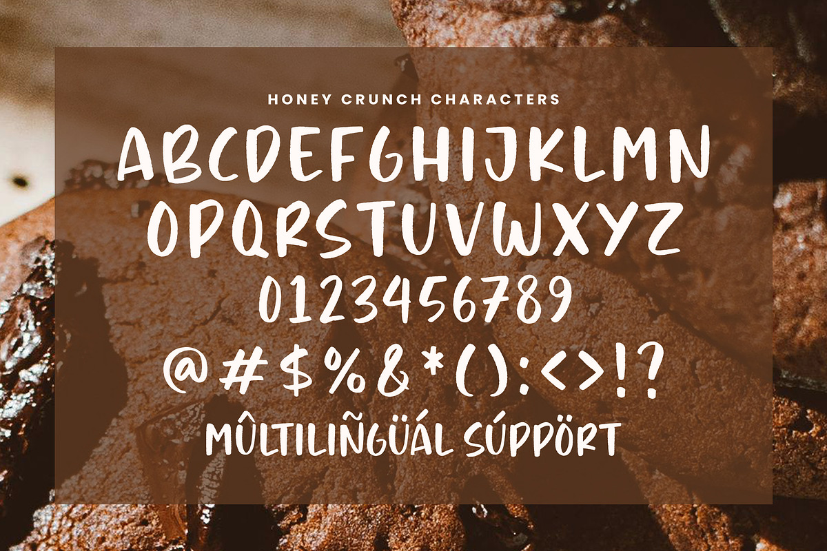 Honey Crunch Font, a Handwritten Font by Timurtype (Photo 6 of 7)