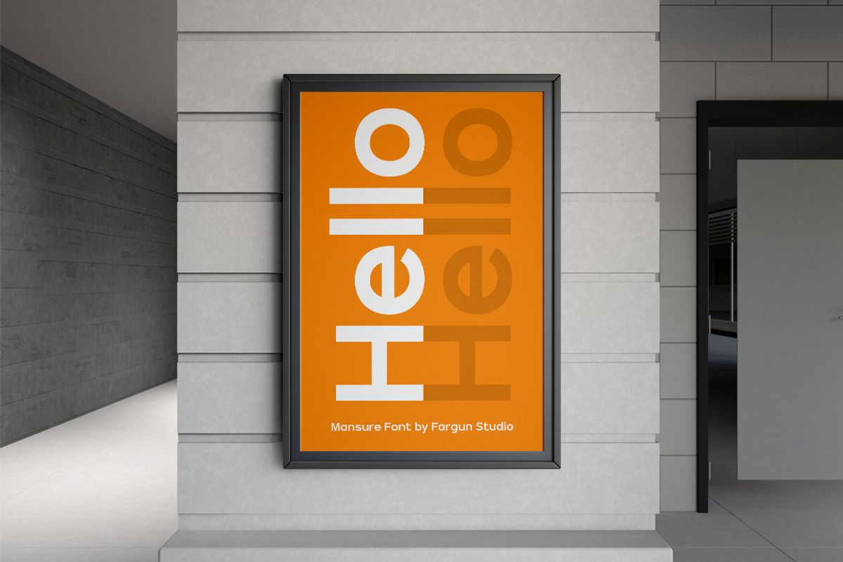 Mansure, a Sans Serif Font by Fargun Studio (Photo 2 of 15)
